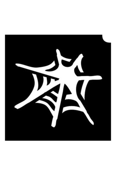 Glittertattoo Stencils Spider Web (5 pack)