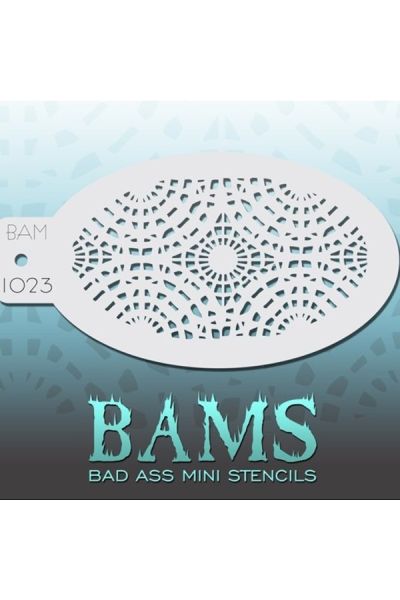 Bad Ass Bams FacePaint Stencil 1023
