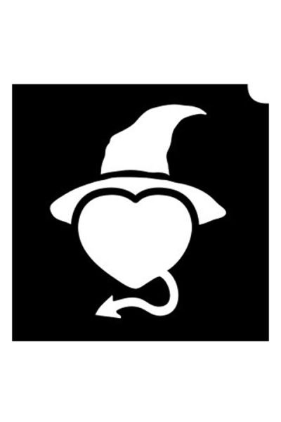 Glittertattoo Stencils Wicked Heart (5 pack)