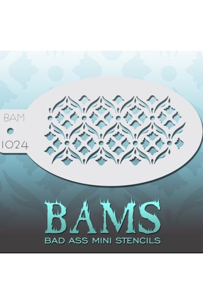 Bad Ass Bams FacePaint Stencil 1024