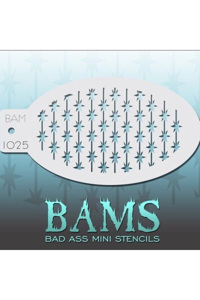 Bad Ass Bams FacePaint Stencil 1025