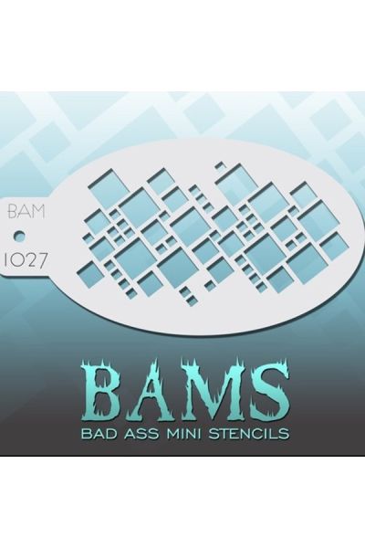 Bad Ass Bams FacePaint Stencil 1027