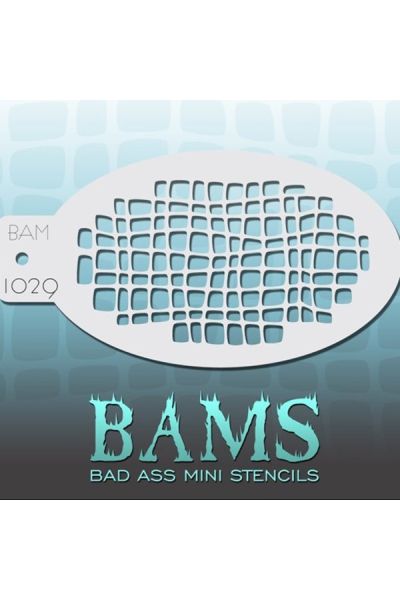 Bad Ass Bams FacePaint Stencil 1029