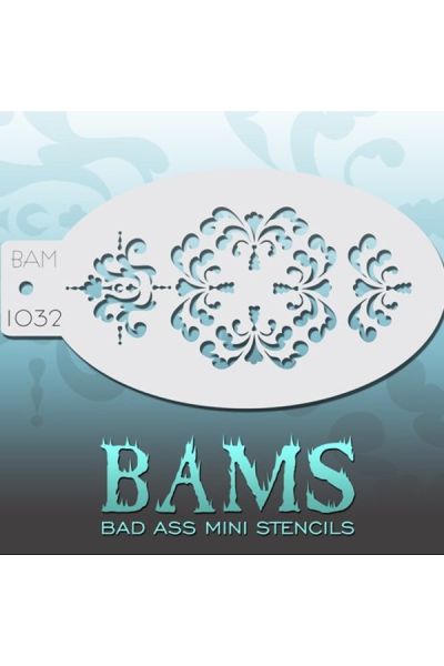 Bad Ass Bams FacePaint Stencil 1032