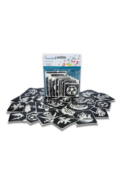 Superstar Adventure Glitter Tattooset