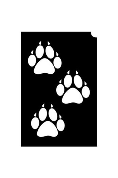 Glittertattoo Stencils Claws (5 pack)