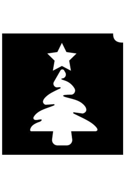 Glittertattoo Stencils Christmas Tree (5 pack)
