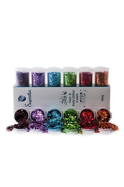 Superstar Party Chunky Glitter Mix 6-pack 