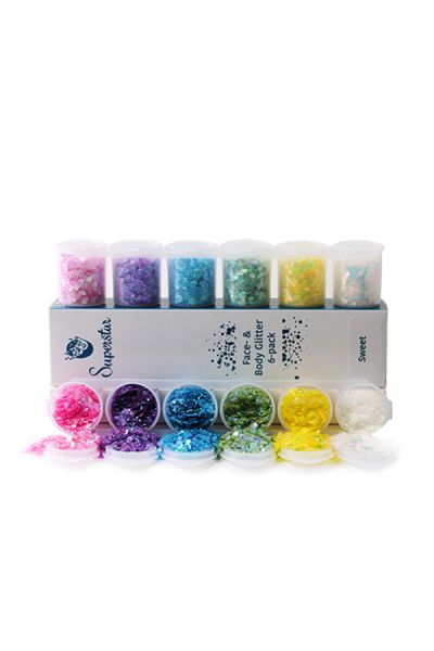 Superstar Sweet Glitter Mix 6-pack 