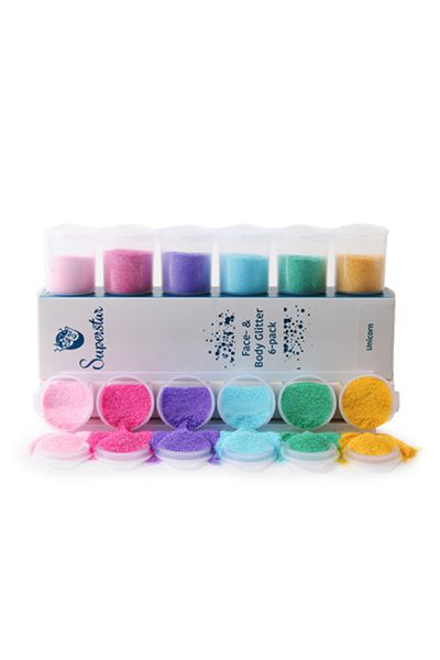 Superstar Unicorn Fine Glitter Mix 6-pack 