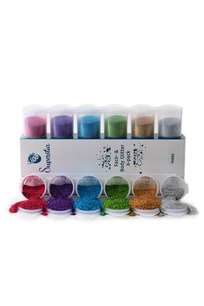 Superstar Happy Fine Glitter Mix 6-pack 