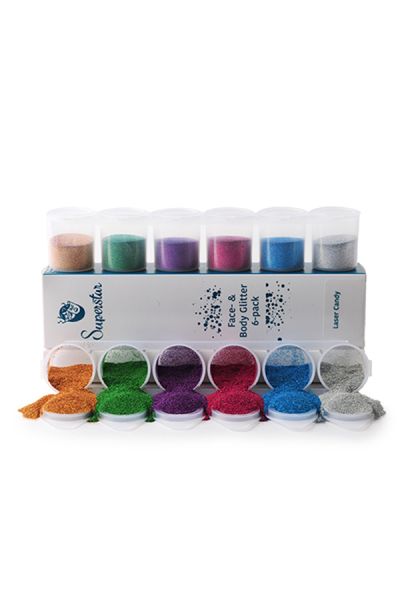 Superstar Laser Candy Fine Glitter Mix 6-pack 