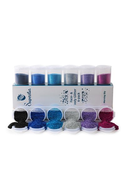 Superstar Morning Sky Fine Glitter Mix 6-pack 