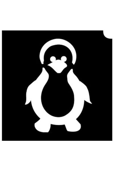 Glittertattoo Stencils Cuddly Penguin (5 pack)