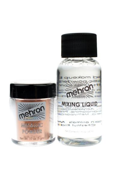 Mehron Metallic Powder Copper With Mixing Liquid