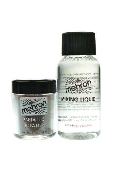 Mehron Metallic Powder Bronze With Mixing Liquid