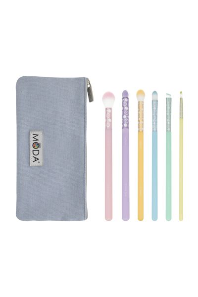 Moda Brushes Pastel 7pc Delicate Eye Kit