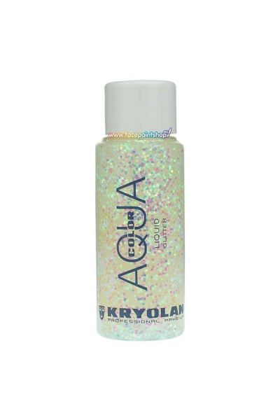 Kryolan Liquid Aquacolor Glitter Pearl Green 30ml