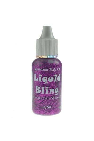 Amerikan Body Art Liquid Bling Fushsia 15ml
