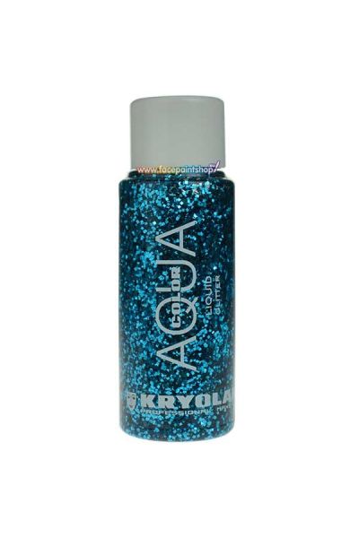 Kryolan Liquid Aquacolor Glitter Turqoise 30ml
