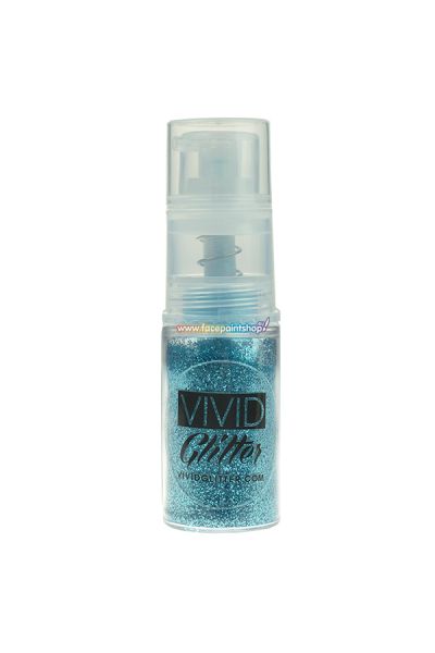 Vivid Glitter Fine Mist Pump Spray Baby Blue