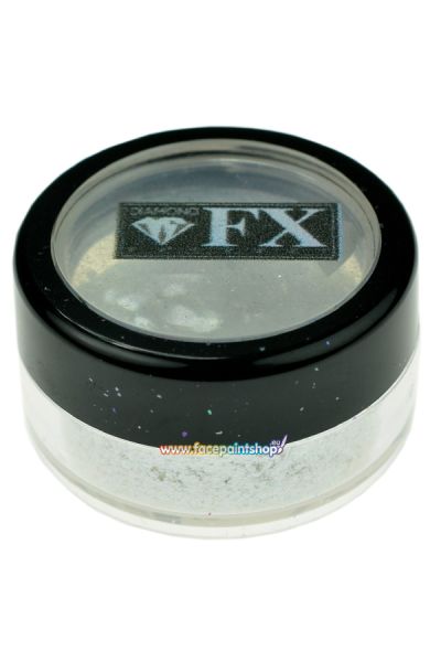 Diamond Fx Plastic Free Sparkles White