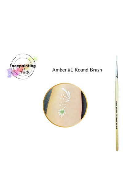 Facepainting Hub Amber Brush No. 1 Round