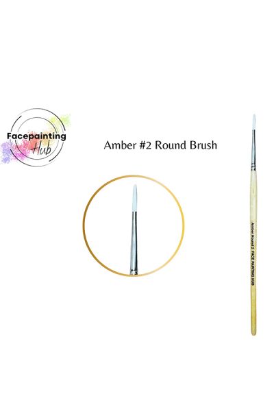 Facepainting Hub Amber Brush No. 2 Round