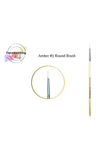 Facepainting Hub Amber Brush No. 3 Round