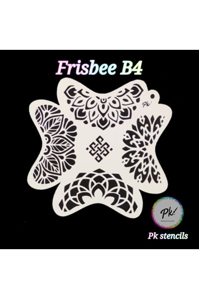 Frisbee Facepaintingstencil B4