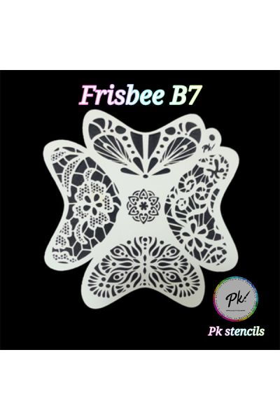 Frisbee Facepaintingstencil B7