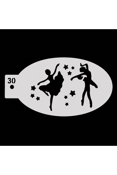 Ballet Dancers Stencil