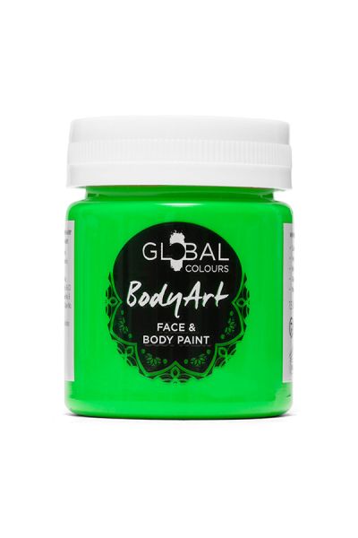 Global Face & BodyArt Liquid Paint UV Green 45ml