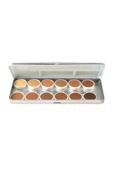 Ben Nye Matte Hd Olive Brown Palette 12 Creme Colors