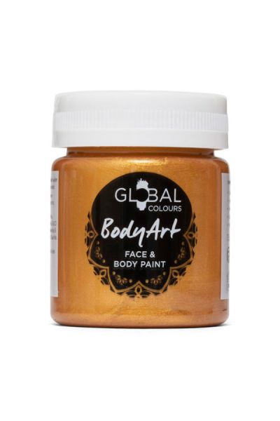 Global Bodyart Liquid Paint Metallic Gold 45ml