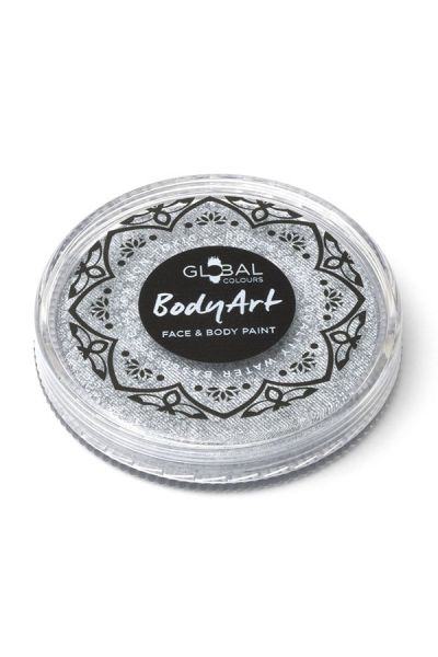 Global Face & Body Paint Metallic Silver 32gr