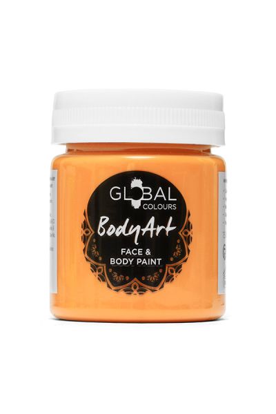 Global Bodyart Liquid Paint Orange 45ml