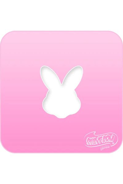 Facepaint Stencil Bunny Head