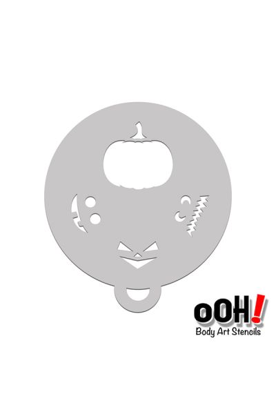 oOh Body Art Pumpkin Stencil C17