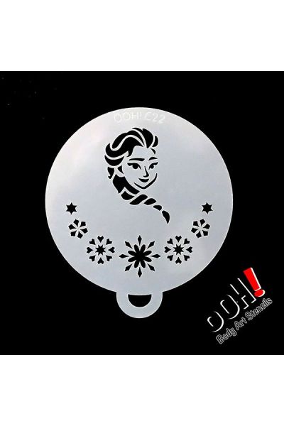 oOh Body Art Winter Queen Stencil C22