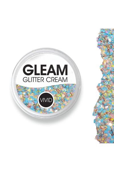 Vivid Gleam Chunky Glitter Cream- Candy Cloud