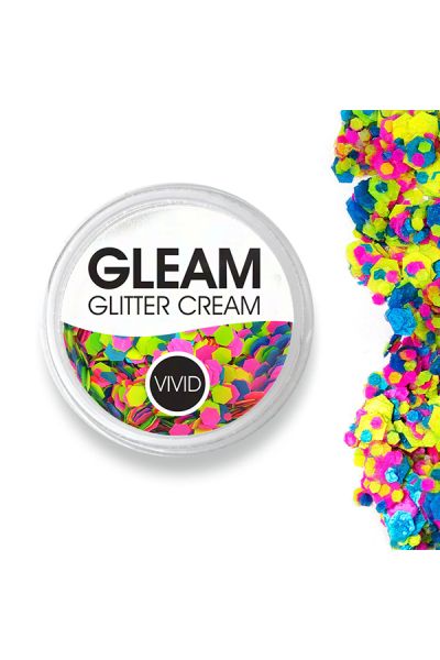 Vivid Gleam Chunky Glitter Cream- Candy Cosmos uv
