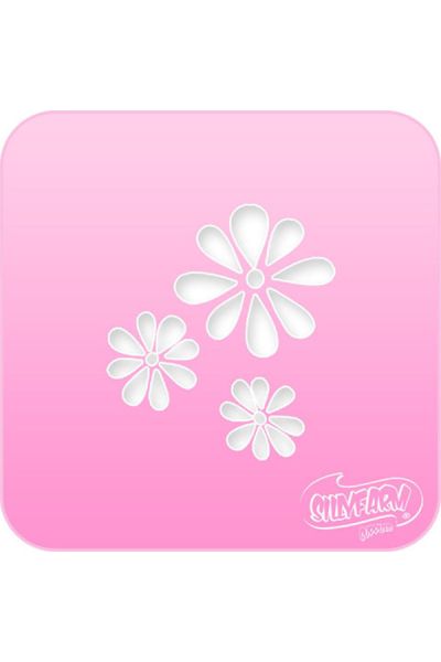 Silly Farm Stencil Flowers 