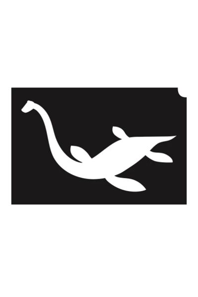 Glittertattoo Stencil Elasmorsaurus (5 pack)