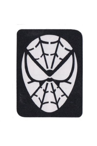 Glitter Tattoo Stencil Spiderman