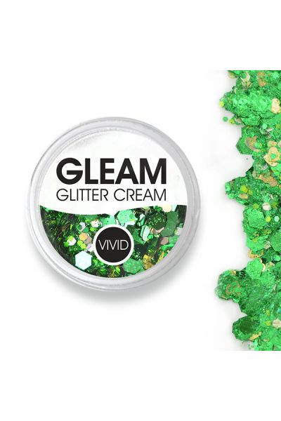 Vivid Gleam Chunky Glitter Cream- Evergreen