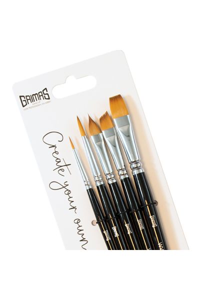 Grimas Face Paint Brush Set