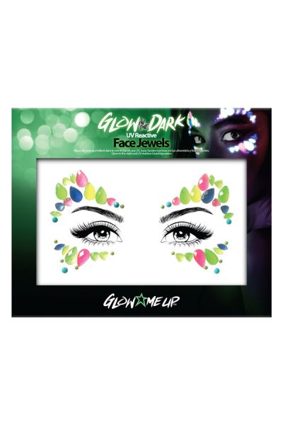 Face Jewels Glow In The Dark Eyes