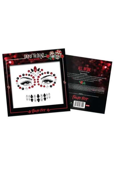 Halloween Face Jewels Day Of Dead
