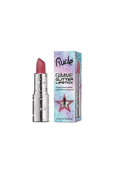 Rude Gimme Glitter Lipstick - Glitz